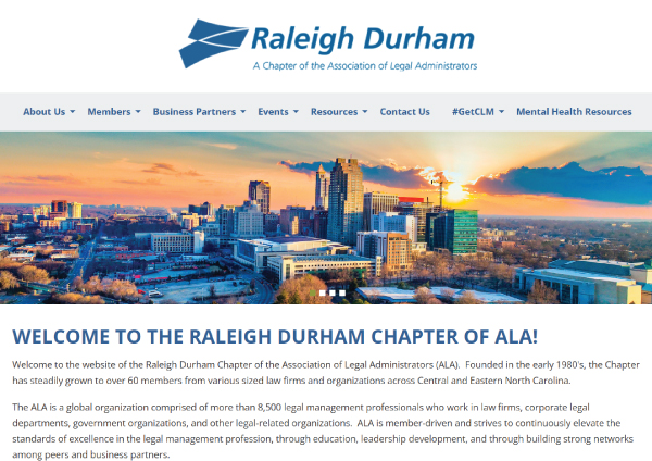 ALA Raleigh Durham Website